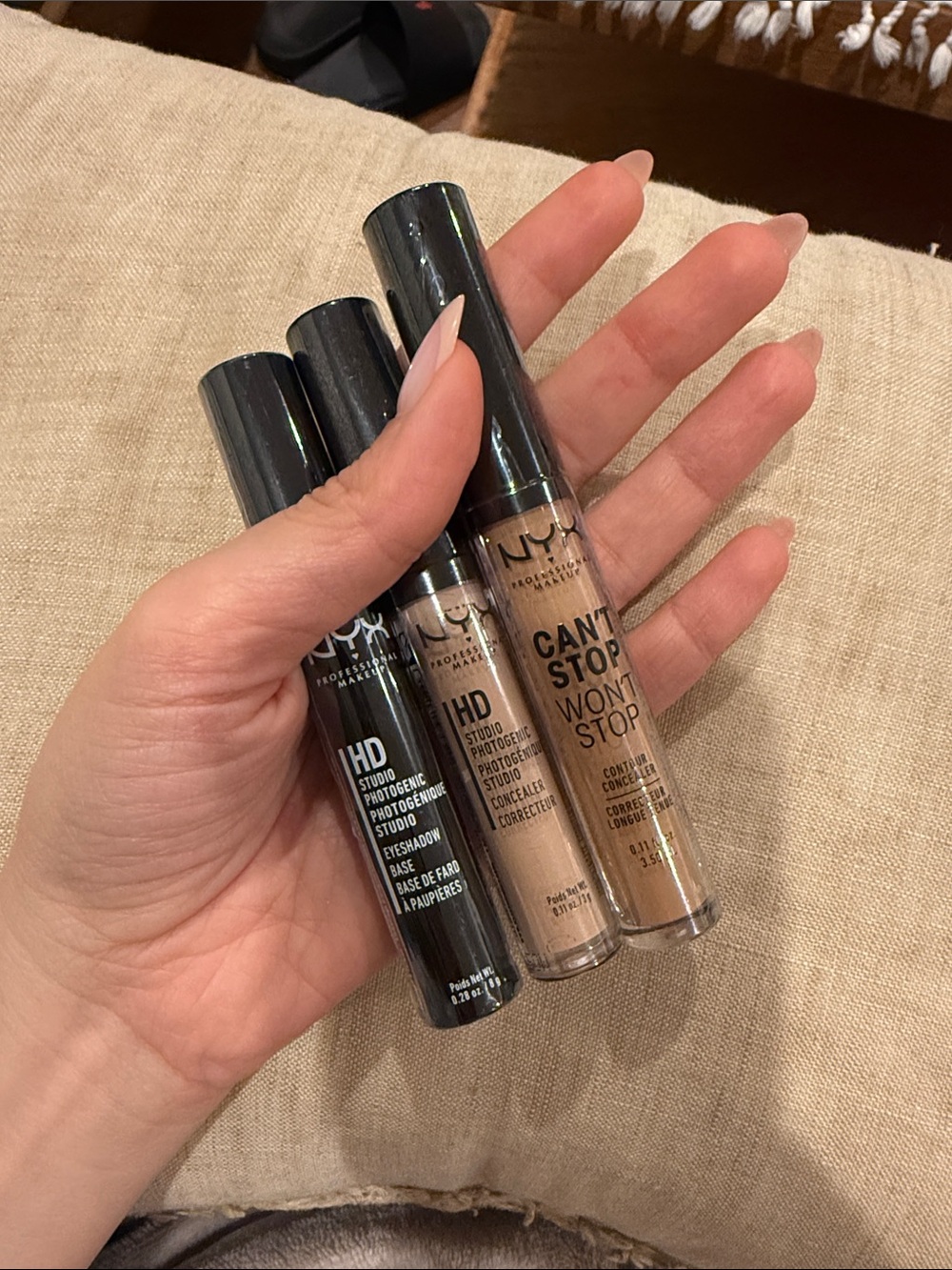 NYX Can’t Stop Won’t Stop & HD Concealers & Eyeshadow Base